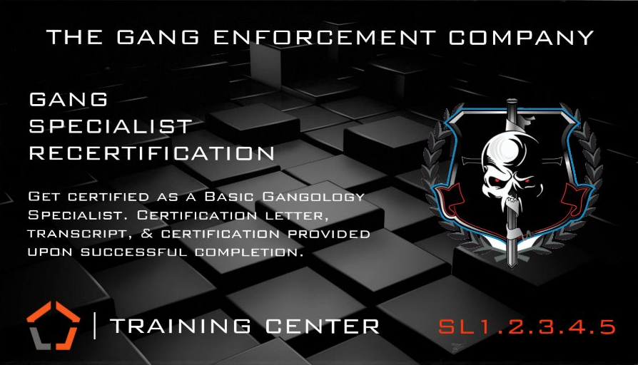 Basic Gang Specialist Recertification