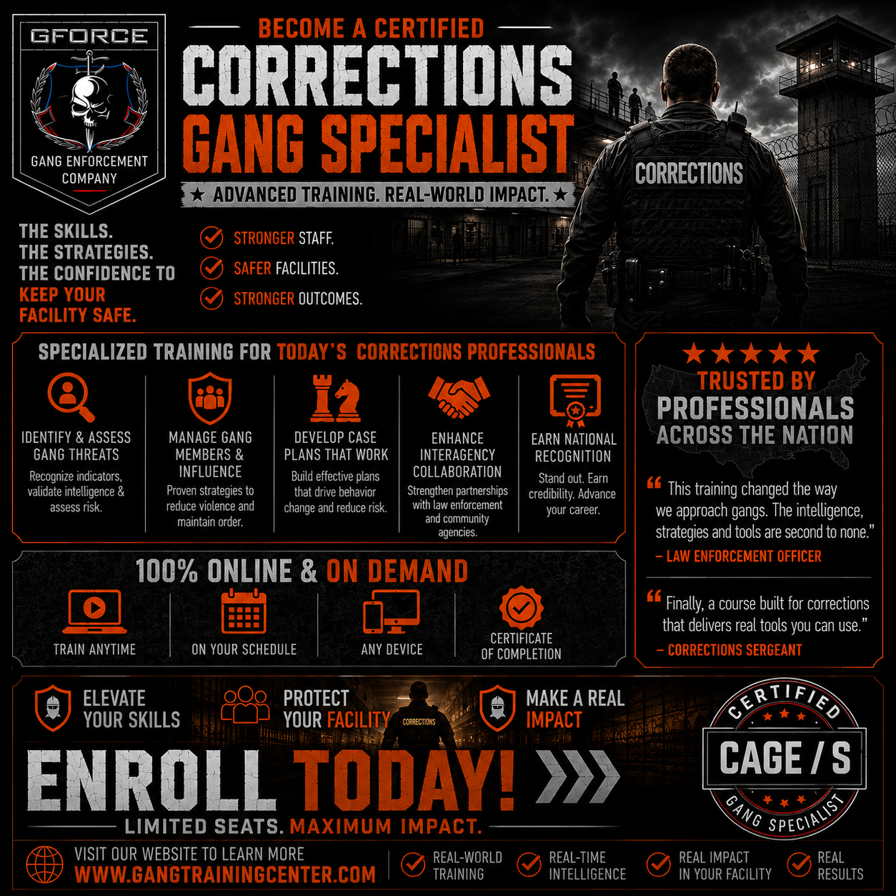 Corrections Anti-Gang Specialist Certification